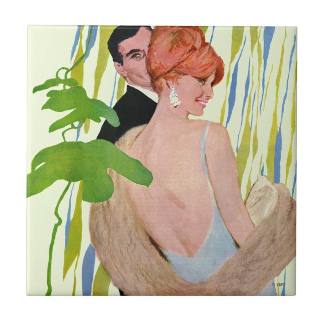 Carreau En Céramique Argent sur son esprit (Devant)