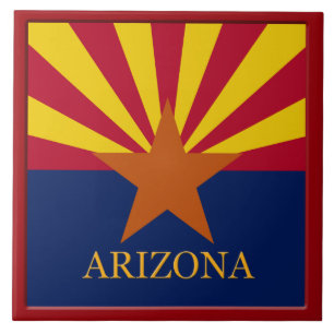 Carreau En Céramique Arizona State Flag