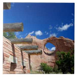 Carreau En Céramique Arizona, Window Rock. Capitale des Navajo