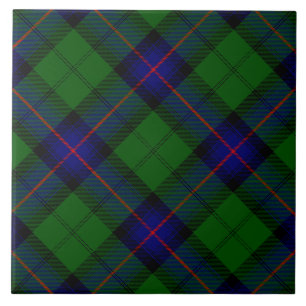 Carreau En Céramique Armstrong tartan bleu et vert plaid