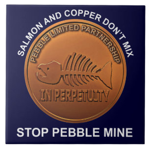 Carreau En Céramique Arrêtez la mine de galets - Pebble Mine Penny