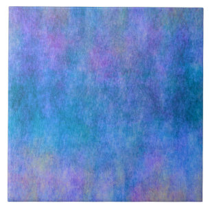 Carreau En Céramique Arrière - plan bleu pourpre de texture d'aquarell