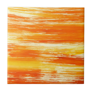 Carreau En Céramique Arrière - plan jaune abstrait d'aquarelle