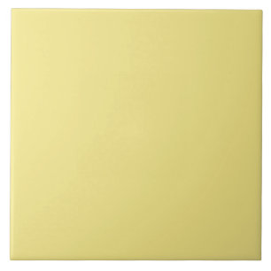 Carreau En Céramique arrière - plan jaune beurre pastel prêt à custo