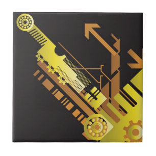 Carreau En Céramique Arrière - plan tramé technique 5