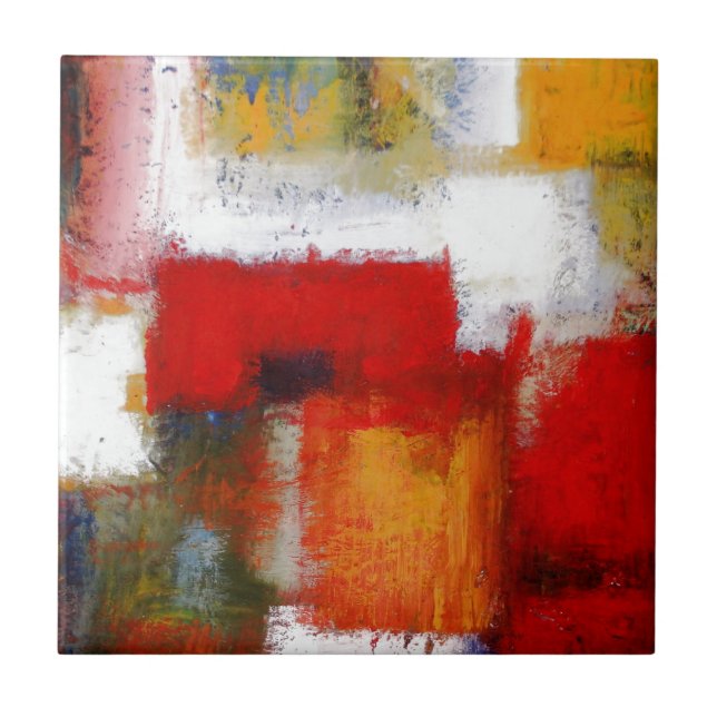 Carreau En Céramique Art Abstrait moderne (Devant)