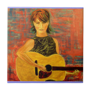 Carreau En Céramique art acoustique de fille