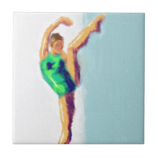Carreau En Céramique Art augmenté par jambe de danseur
