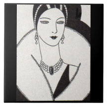 Art déco féminin en 1928