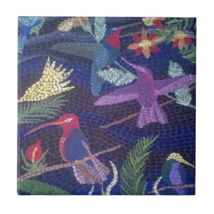 Carreau En Céramique Art d'original de mosaïque de colibri