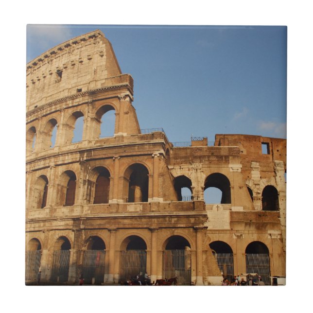 Carreau En Céramique Art romain. Le Colosseum ou Flavien 3 (Devant)