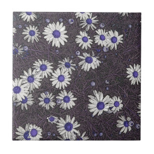 Carreau En Céramique Artsy Daisies
