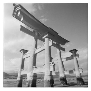 Carreau En Céramique Asie, Japon, Miyajima. La porte Torri.
