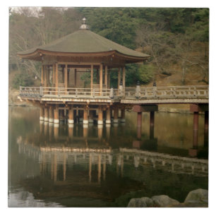 Carreau En Céramique Asie, Japon, Nara, Temple à Nara