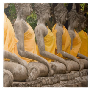 Carreau En Céramique Asie, Thaïlande, Siam, bouddhas à Ayutthaya