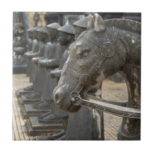 Carreau En Céramique Asie, Vietnam. Figurines et statues de chevaux