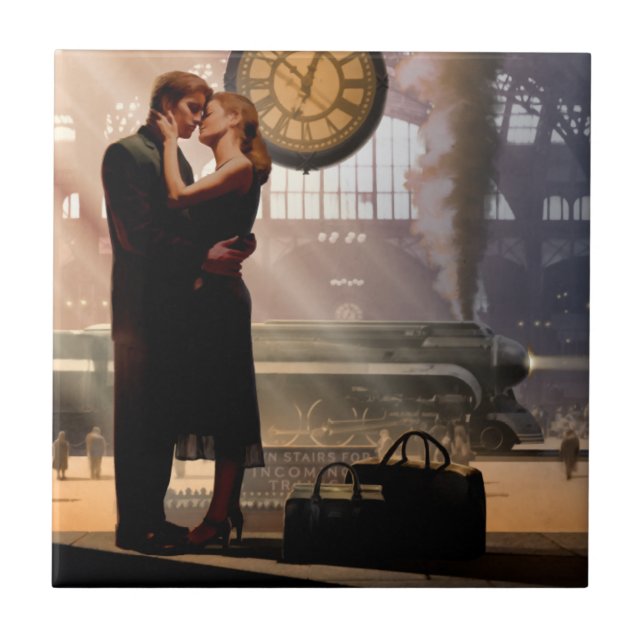 Carreau En Céramique Au Revoir (Devant)