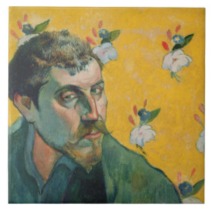 Carreau En Céramique Autoportrait, Les Misérables, 1888 (huile sur toi