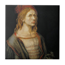 Carreau En Céramique Autoportrait par Albrecht Durer 1493