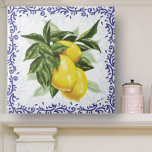 Carreau en céramique avec des citrons fliese<br><div class="desc">Carreau en céramique avec des citrons Keramik Fliesen mit Zitronen,  italienische Zitronendekoration,  italienische Keramik Fliesen,  französische Zitronen Fliesen,  Fliesen aus Keramik,  Zitronenküche, </div>
