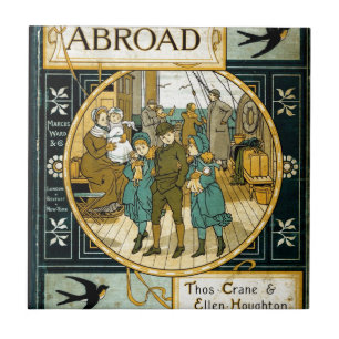 Carreau En Céramique Aventures à l'étranger par bateau