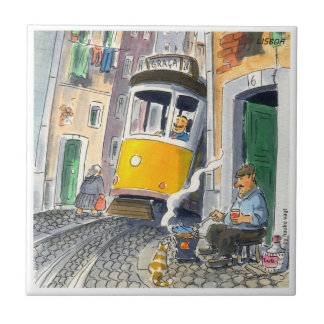 Carreau En Céramique azulejo De Lisbonne 01 de tuile de Lisbonne