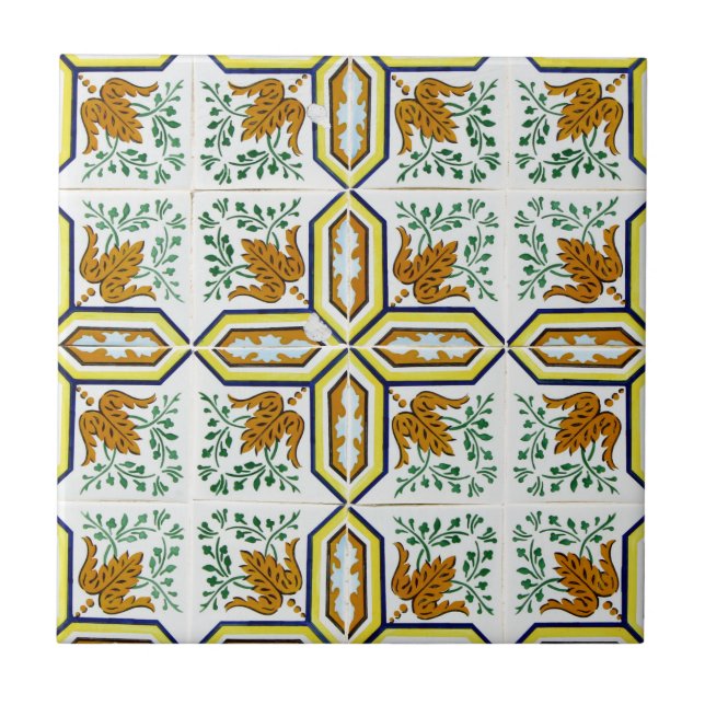 Carreau En Céramique Azulejos, Portuguese Tiles (Devant)