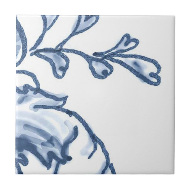 Carreau En Céramique B6 - Tuile murale de panier de Delft - B6 (Devant)