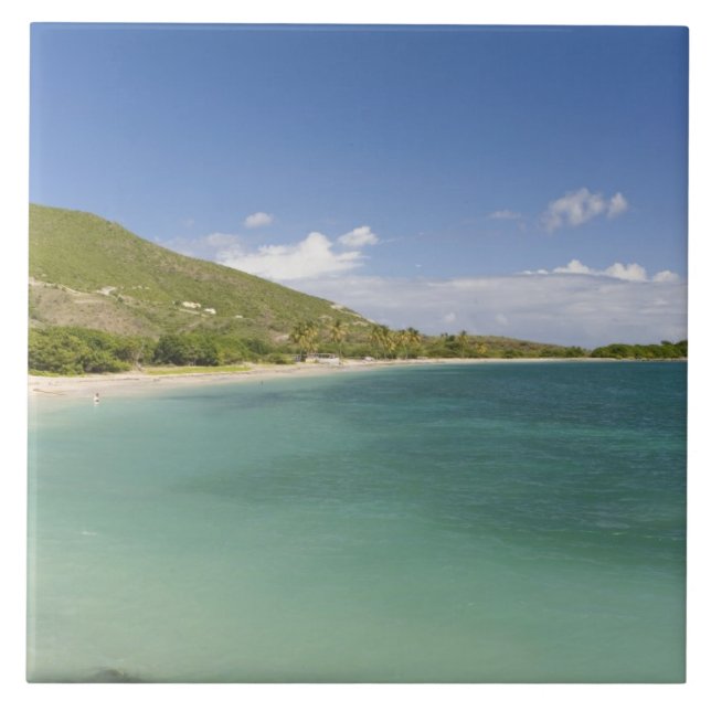 Carreau En Céramique Baie de Cockleshell, péninsule sud-est, St Kitts, (Devant)