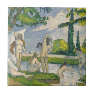 Carreau En Céramique Baigneurs de Paul Cezanne  