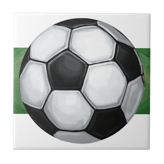 Carreau En Céramique Ballon de football (Devant)