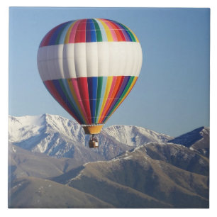 Carreau En Céramique Balloon à air chaud, près de Methven, Canterbury