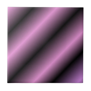 Carreau En Céramique Bande noire et lavande