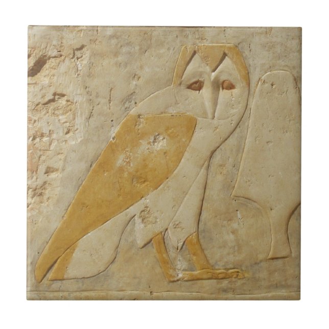 Carreau En Céramique Barn OWL Ancienne Égyptienne (Devant)