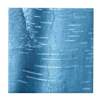 Carreau En Céramique Barre d'arbre bleu