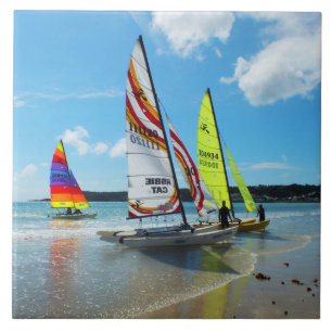 Carreau En Céramique Bateau à voile hobie à Jersey