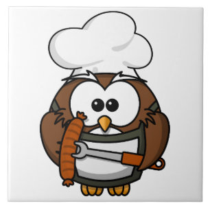 Carreau En Céramique BBQ de hibou