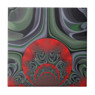 Carreau En Céramique Beau Rouge Aurora Art Imprimer