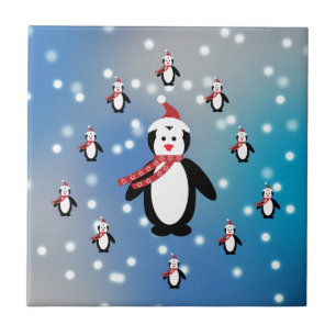 Carreau En Céramique Beaucoup de pingouins