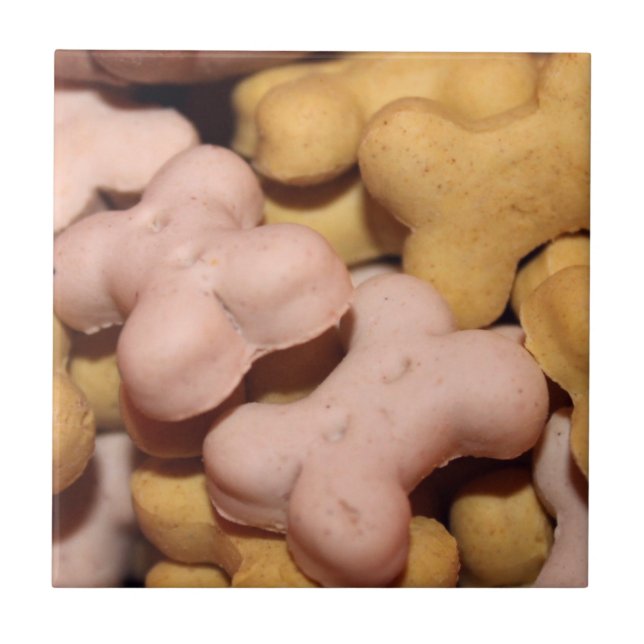 Carreau En Céramique Beaucoup de Traitements de Chien, Biscuits, Os (Devant)