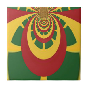 Carreau En Céramique Belle Rasta Extraordinaire Couleurs Art Imprimer