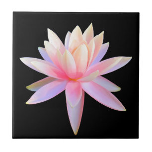 Carreau En Céramique Belle rose Lily Lotus Art Cool unique