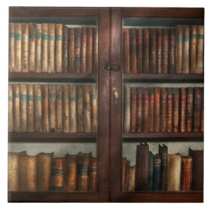Carreau En Céramique Bibliothécaire - Dans la bibliothèque