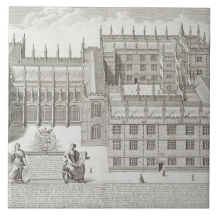 Carreau En Céramique Bibliothèque de Bodleian, Oxford, de 'Oxonia