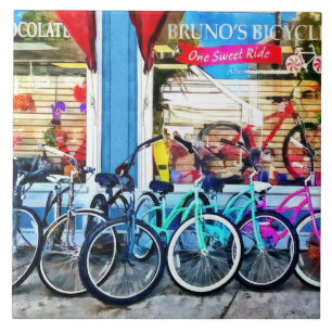 Carreau En Céramique Bicyclettes et chocolat