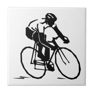 Carreau En Céramique Bicycliste/cycliste/cycliste/cycliste