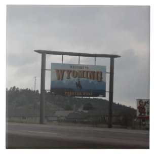 Carreau En Céramique Bienvenue au Wyoming Carrelage en céramique