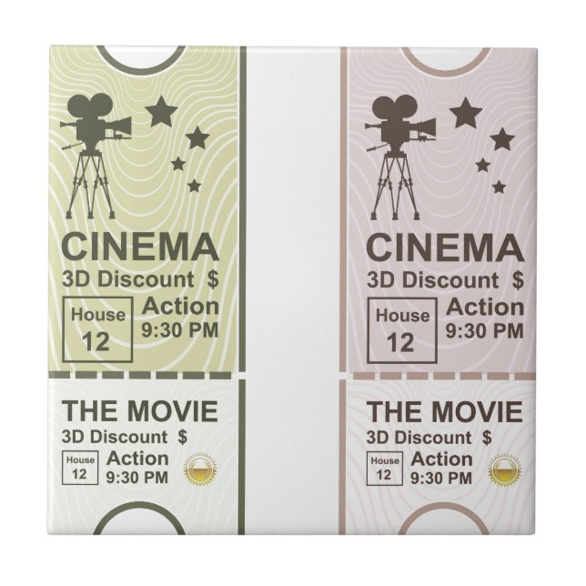 Carreau En Céramique Billet de film (Devant)