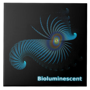 Carreau En Céramique Bioluminescent Alien Sea Creator