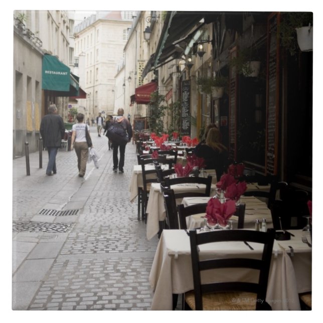Carreau En Céramique Bistros à Paris 2 (Devant)